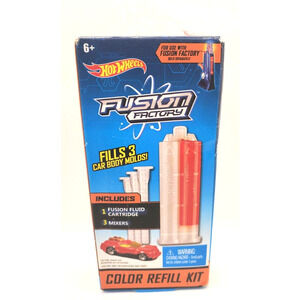 Hot Wheels Fusion Factory Color Refill Kit | RED | Asst DGC99 | DGD00 | NEW